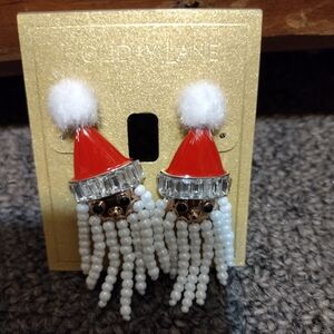 Holiday Lane Santa Earrings